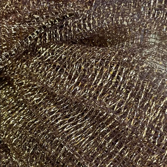 Vintage Mixed LOT Mesh Scarf Glass Pebbles Medieval Paper Art Iridescent Globe - Picture 13 of 16